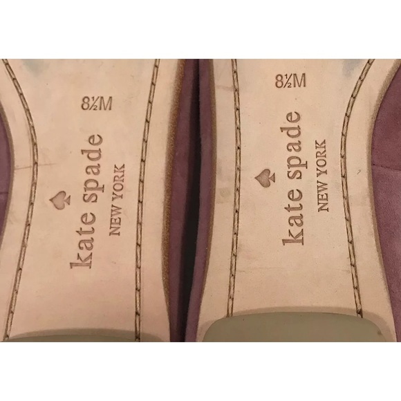 Kate Spade Fontana Too Suede Ballet Flats Bow Shoe - Picture 7 of 8